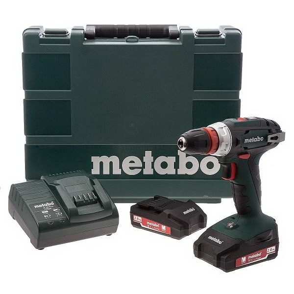 Metabo BS18 Quick 2.0 / 18V 2A Lithium Çift Akülü Vidalama